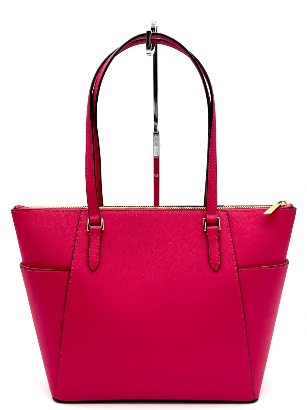 Michael Kors Large Charlotte Tote Bag Electric Pink